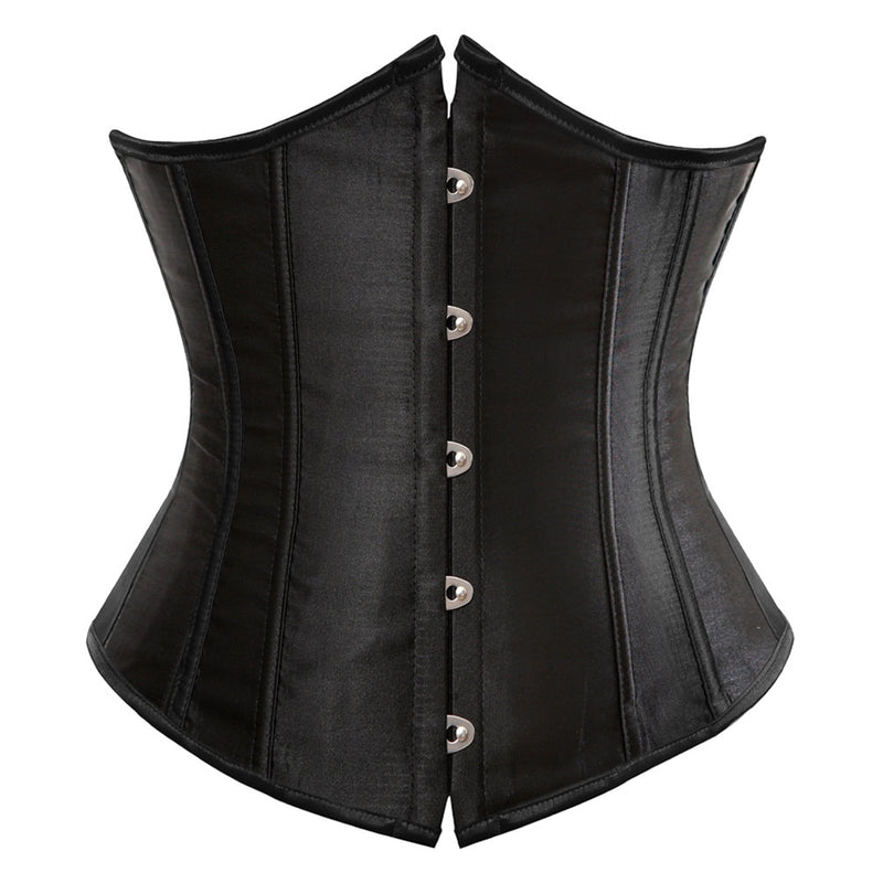 Underbust Corset Sexy Women's Underwear Waist Slimming Body Shaper for Women Steampunk Lace-up Corset