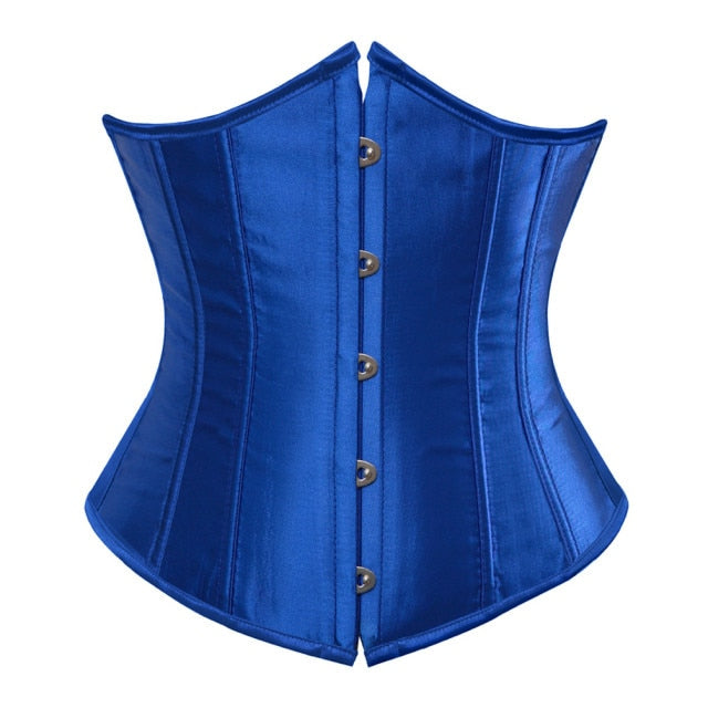 Underbust Corset Sexy Women's Underwear Waist Slimming Body Shaper for Women Steampunk Lace-up Corset