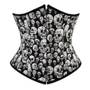 Underbust Corset Sexy Women's Underwear Waist Slimming Body Shaper for Women Steampunk Lace-up Corset