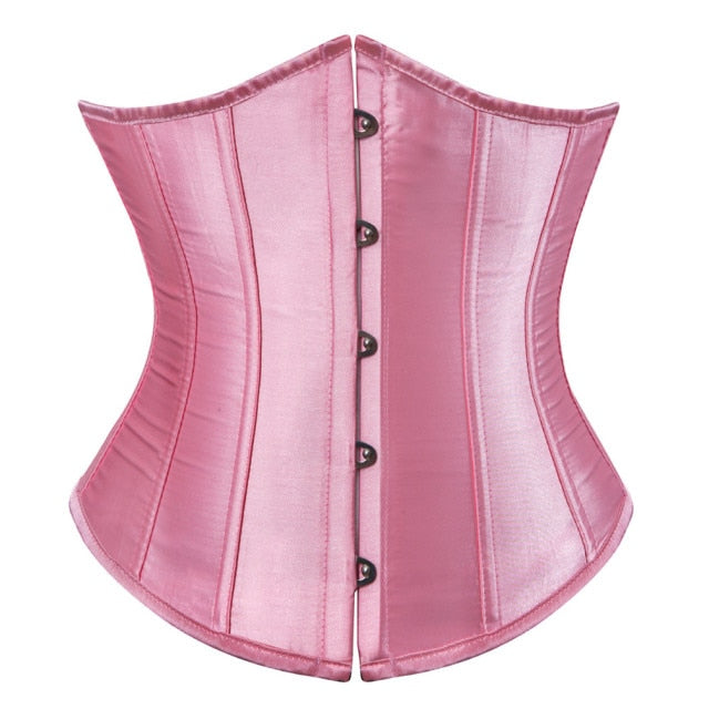 Underbust Corset Sexy Women's Underwear Waist Slimming Body Shaper for Women Steampunk Lace-up Corset