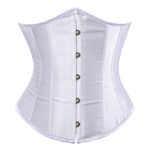 Underbust Corset Sexy Women's Underwear Waist Slimming Body Shaper for Women Steampunk Lace-up Corset