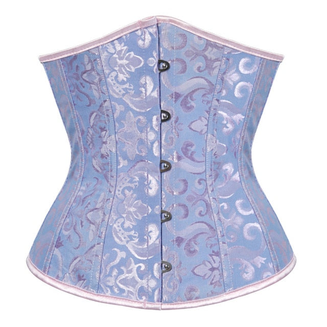 Underbust Corset Sexy Women's Underwear Waist Slimming Body Shaper for Women Steampunk Lace-up Corset