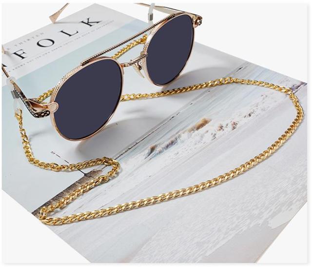 Sunglasses Masking Chains For Women Acrylic Pearl Crystal Eyeglasses Chains Lanyard Glass 2021 New Fashion Jewelry Wholesale