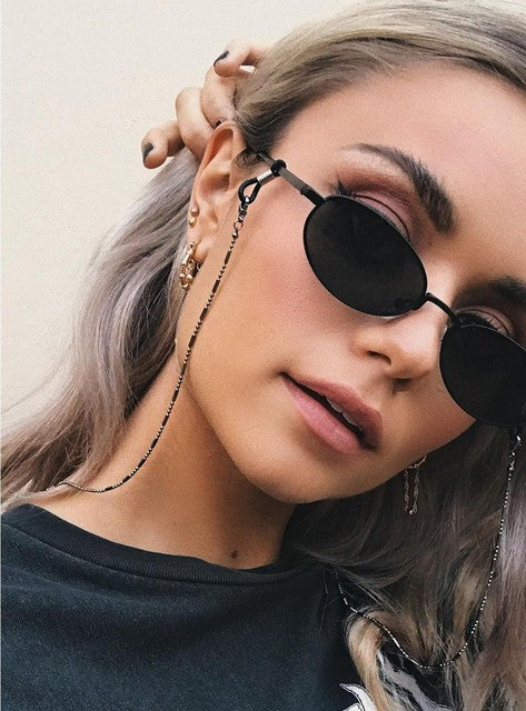 Sunglasses Masking Chains For Women Acrylic Pearl Crystal Eyeglasses Chains Lanyard Glass 2021 New Fashion Jewelry Wholesale