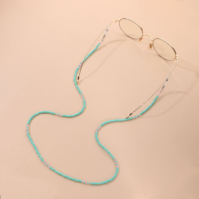 Sunglasses Masking Chains For Women Acrylic Pearl Crystal Eyeglasses Chains Lanyard Glass 2021 New Fashion Jewelry Wholesale