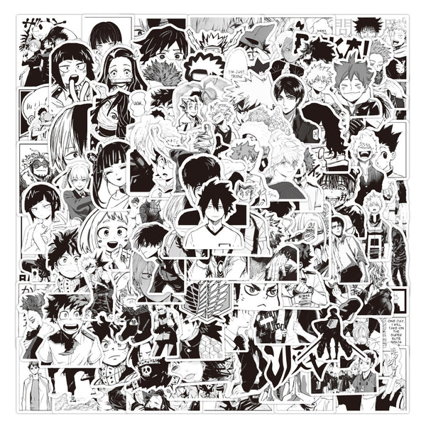 10/30/50/100PCS Mix Anime Demon Slayer Attack on Titan Stickers Graffiti Kids Toy Skateboard Phone Laptop Luggage Sticker Decals