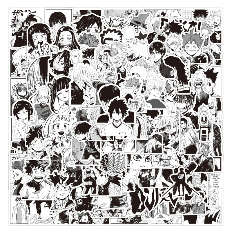 10/30/50/100PCS Mix Anime Demon Slayer Attack on Titan Stickers Graffiti Kids Toy Skateboard Phone Laptop Luggage Sticker Decals