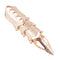 2020 NEW Fashion Cool Men Boys Punk Gothic Rock Scroll Joint Armor Knuckle Metal Full Finger Rings Gold Cospaly DIY Rings