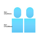 Car Rearview Mirror Film Protective Waterproof Anti Fog Auto Window Clear Soft Film Suit for Bathroom Mirror Sticker Accessories