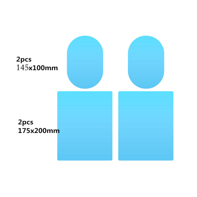Car Rearview Mirror Film Protective Waterproof Anti Fog Auto Window Clear Soft Film Suit for Bathroom Mirror Sticker Accessories