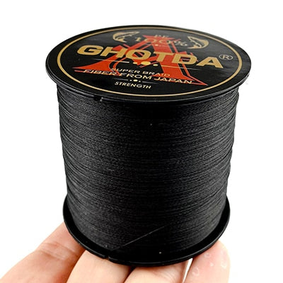 GHOTDA Braid Fishing line 300M 500M 1000M 4 Strands Multifilament Fishing Wire Carp Fishing 10-120lb