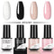 ROSALIND Gel Nail Polish Set 4/6PCS Mix Color Nail Kit For Manicure Nail Polish Vernis Semi Permanent UV Lamp Gellak Nail Kit