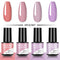 ROSALIND Gel Nail Polish Set 4/6PCS Mix Color Nail Kit For Manicure Nail Polish Vernis Semi Permanent UV Lamp Gellak Nail Kit