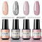 ROSALIND Gel Nail Polish Set 4/6PCS Mix Color Nail Kit For Manicure Nail Polish Vernis Semi Permanent UV Lamp Gellak Nail Kit