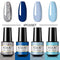 ROSALIND Gel Nail Polish Set 4/6PCS Mix Color Nail Kit For Manicure Nail Polish Vernis Semi Permanent UV Lamp Gellak Nail Kit