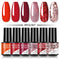 ROSALIND Gel Nail Polish Set 4/6PCS Mix Color Nail Kit For Manicure Nail Polish Vernis Semi Permanent UV Lamp Gellak Nail Kit