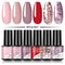 ROSALIND Gel Nail Polish Set 4/6PCS Mix Color Nail Kit For Manicure Nail Polish Vernis Semi Permanent UV Lamp Gellak Nail Kit