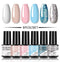 ROSALIND Gel Nail Polish Set 4/6PCS Mix Color Nail Kit For Manicure Nail Polish Vernis Semi Permanent UV Lamp Gellak Nail Kit