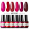 ROSALIND Gel Nail Polish Set 4/6PCS Mix Color Nail Kit For Manicure Nail Polish Vernis Semi Permanent UV Lamp Gellak Nail Kit