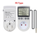 KT3100 Thermostat Digital Temperature Controller Socket Outlet Timer Switch Sensor Heating Cooling 16A 220V for Heat Mat