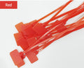 100pcs Easy Mark 4*150mm Nylon Cable Ties Tag Labels Plastic Loop Ties Markers Cable Tag Self-locking Zip Ties