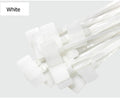 100pcs Easy Mark 4*150mm Nylon Cable Ties Tag Labels Plastic Loop Ties Markers Cable Tag Self-locking Zip Ties