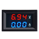 High Quality DC 100V 10A Voltmeter Ammeter Blue + Red LED Amp Dual Digital Volt Meter Gauge