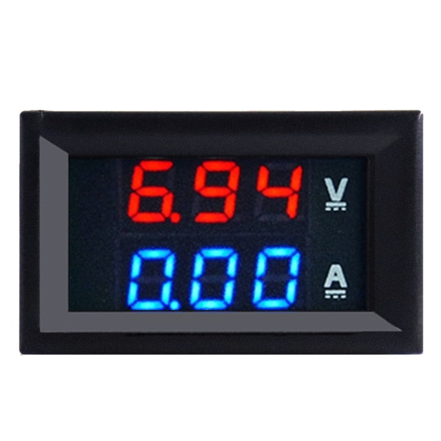 High Quality DC 100V 10A Voltmeter Ammeter Blue + Red LED Amp Dual Digital Volt Meter Gauge