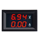 High Quality DC 100V 10A Voltmeter Ammeter Blue + Red LED Amp Dual Digital Volt Meter Gauge