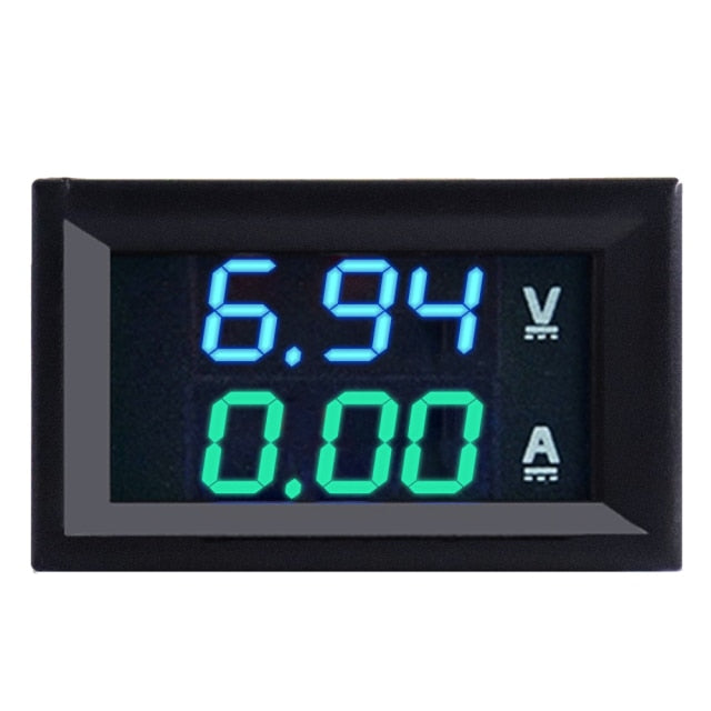 High Quality DC 100V 10A Voltmeter Ammeter Blue + Red LED Amp Dual Digital Volt Meter Gauge