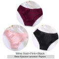 FINETOO 3Pcs/Set Women Lace Ventilation Panty Female Cotton Briefs Sexy Lady Low-Rise Underpants Girl Seamless Intimate Lingerie
