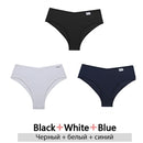 FINETOO 3Pcs/Set Cotton Panties for Women Plus Size Underpants Ladies Cotton Bikini Panties Girl Underwear Female Lingerie M-3XL