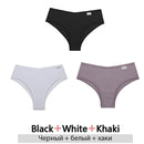 FINETOO 3Pcs/Set Cotton Panties for Women Plus Size Underpants Ladies Cotton Bikini Panties Girl Underwear Female Lingerie M-3XL