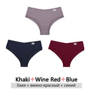 FINETOO 3Pcs/Set Cotton Panties for Women Plus Size Underpants Ladies Cotton Bikini Panties Girl Underwear Female Lingerie M-3XL
