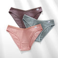 FINETOO 3Pcs/Set Cotton Panties for Women Plus Size Underpants Ladies Cotton Bikini Panties Girl Underwear Female Lingerie M-3XL