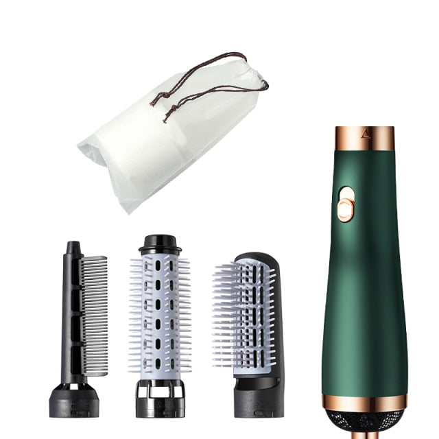 Hair Dryer Comb Electric One Step Straightener Volumizer Brush Blow Dryer Thermostatic 3 In1 Hair Styler Hot Air Brush