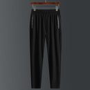 New Summer Men Pants Joggers Fitness Casual Quick Dry Sweatpants Pants Male Breathable Lightweight Tie Feet Elasticity Trousers