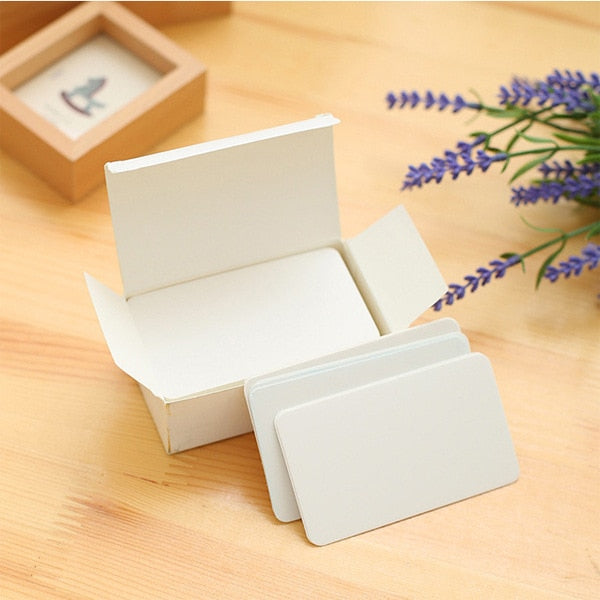 20pcs/lot Cute Black White Kraft Paper Memo Pad Note Pads Colored Words Leave Message Cards Planner Stickers for Students Gifts