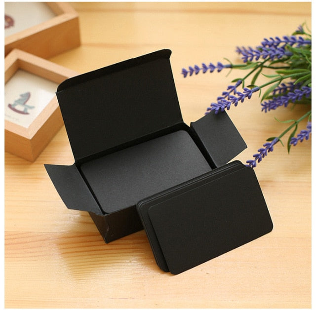 20pcs/lot Cute Black White Kraft Paper Memo Pad Note Pads Colored Words Leave Message Cards Planner Stickers for Students Gifts
