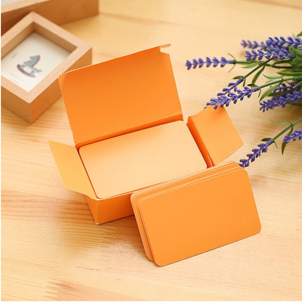 20pcs/lot Cute Black White Kraft Paper Memo Pad Note Pads Colored Words Leave Message Cards Planner Stickers for Students Gifts
