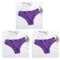 Women's Sexy Lace G-string Panties Underwear Perspective Thong Briefs Transparent Tempting Underpants Girls Intimates Lingerie