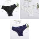 Women's Sexy Lace G-string Panties Underwear Perspective Thong Briefs Transparent Tempting Underpants Girls Intimates Lingerie