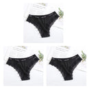 Women's Sexy Lace G-string Panties Underwear Perspective Thong Briefs Transparent Tempting Underpants Girls Intimates Lingerie