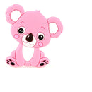TYRY.HU Personalized Name HandmadeSilicone Chews Nurse Gift Toys Koala Teething Necklace pacifier clip with name DIY BABY custom