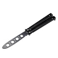 Foldable Butterfly Knife Portable Transformable Blunt Balisong Pocket Trainer Survival Knife Training Tool For Outdoor Game