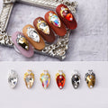 10PCs Mix Random 3D Gems Rhinestones Nails Strass Nail Art Decorations Stone Accessories Supplies Charms Butterfly Glitter
