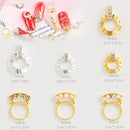 10PCs Mix Random 3D Gems Rhinestones Nails Strass Nail Art Decorations Stone Accessories Supplies Charms Butterfly Glitter