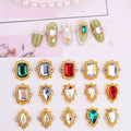 10PCs Mix Random 3D Gems Rhinestones Nails Strass Nail Art Decorations Stone Accessories Supplies Charms Butterfly Glitter