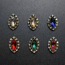 10PCs Mix Random 3D Gems Rhinestones Nails Strass Nail Art Decorations Stone Accessories Supplies Charms Butterfly Glitter