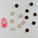 10PCs Mix Random 3D Gems Rhinestones Nails Strass Nail Art Decorations Stone Accessories Supplies Charms Butterfly Glitter